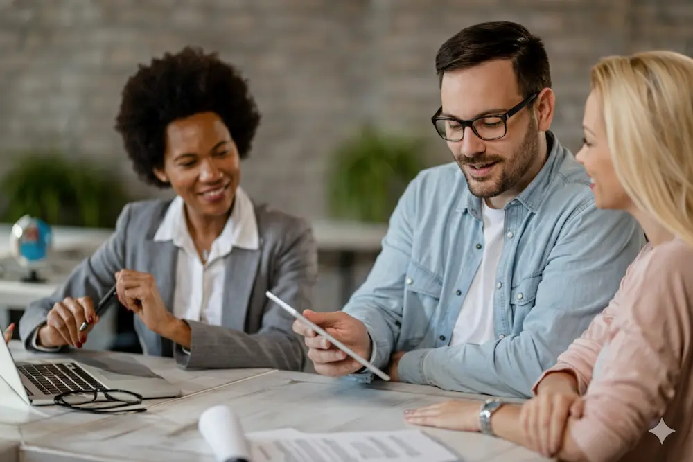 Ambiente de escritório da Sapi Lending